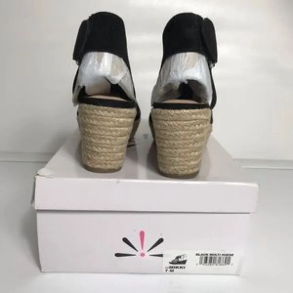 Isaac Mizrahi Crisscross Strap Wedge Espadrilles